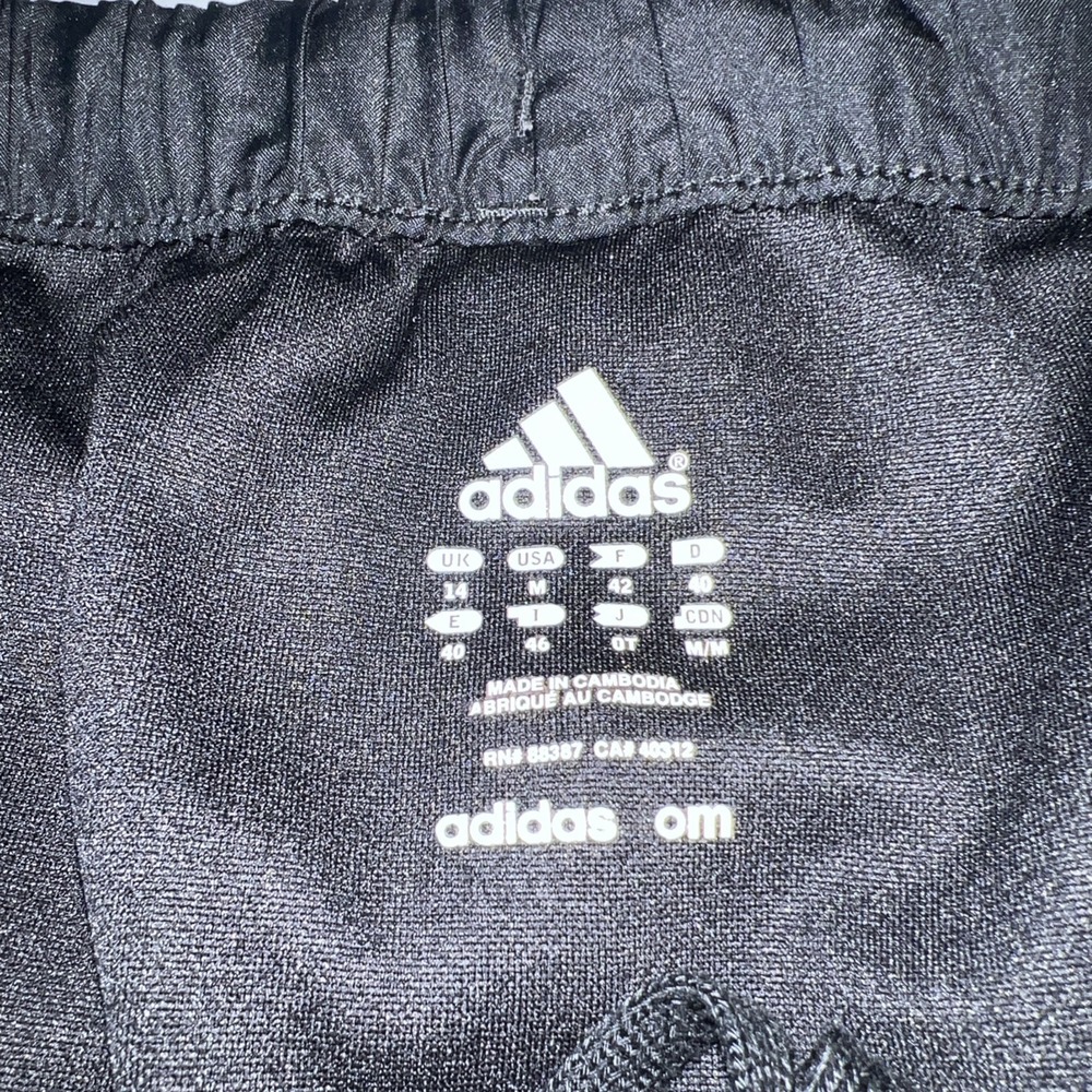 Adidas Women's Running Shorts Black White Stripes Size Med‎ - Picture 6 of 8